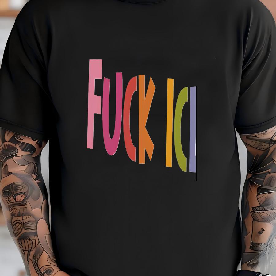 Ice Tee, No Human Is Illegal On Stolen Land, Anti Pro Immigration Shirt, Social Justice Human Rights Activist Gift T-shirt