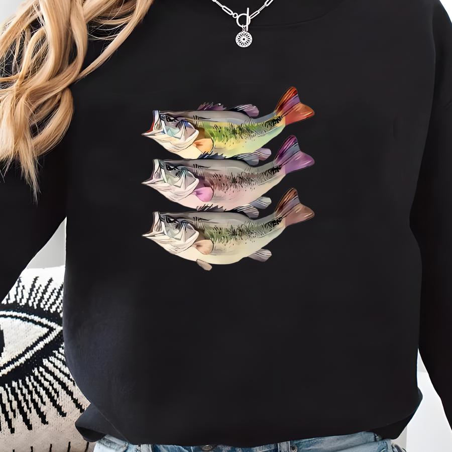 Colorful Bass Fishing Baby ® - Lake Fish Species Baby Bodysuit - Fishing Kids Shirt - Natural Boho Clothes - Baby Boy Clothes Sweatshirt Colorful Bass Fishing Baby ® - Lake Fish Species Baby Bodysuit - Fishing Kids Shirt - Natural Boho Clothes - Baby Boy Clothes Sweatshirt