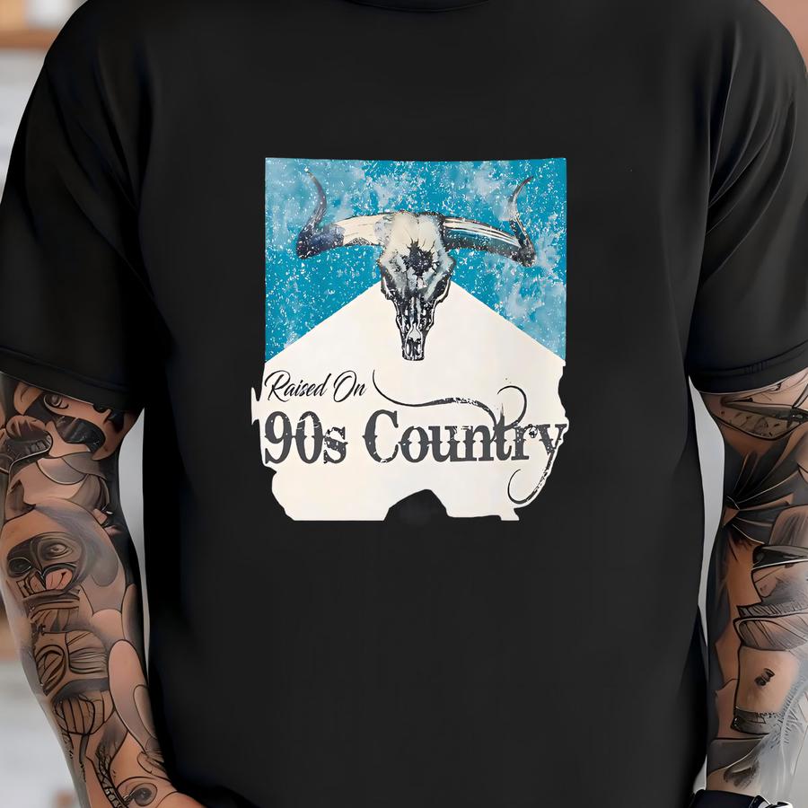 90s Country Cowgirl Hoodie: Distressed Retro Tee T-shirt