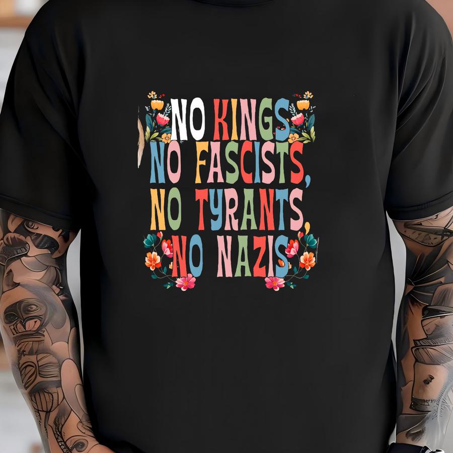 No Kings In America Shirt, Political Statement Shirt, Anti- T Shirt, Protest Apparel Shirt, Resist Shirt, Rejecting Republican Oligarchy T-shirt