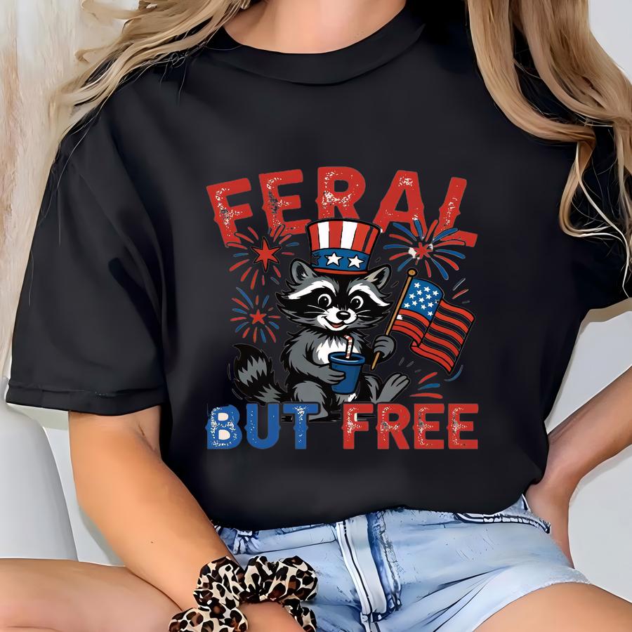 But Free Raccoon Shirt, Funny 4th Of July Tee, Patriotic Raccoon Shirt, Independence Day Outfit, Cute Freedom Shirt, Usa Raccoon Tee T-shirt