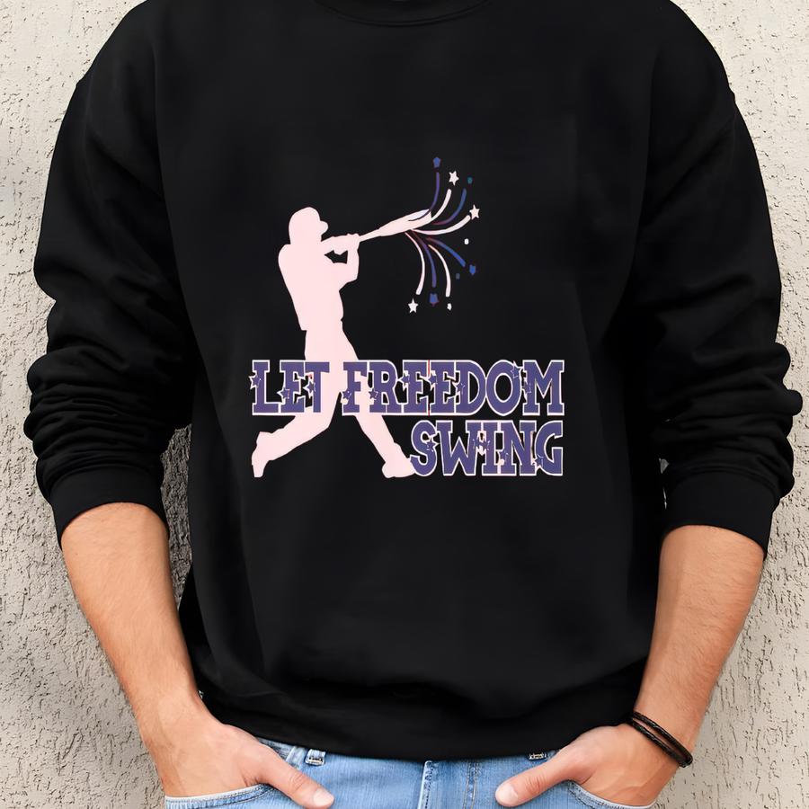 Let Freedom Ring 4th Of July Baseball Shirt Mens Fourth Of July Firework Shirt Toddler Baseball Tee Youth Firecracker Sweatshirt Family Tees Sweatshirt