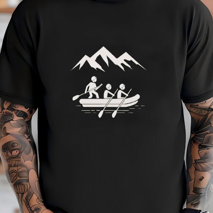 Funny Rafting Hoodie: Work Remote Adventure Gift For Whitewater Lovers T-shirt