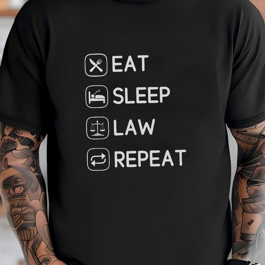 Eat Sp Law Repeat Sweatshirt, Law Student Gift, Law School Student, Lawyer Sweatshirt, Funny Law Sweatshirt, Law Graduation Gift T-shirt