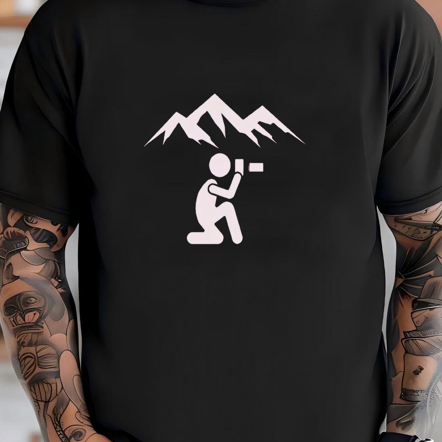 Work Remote Photographer Hoodie: Funny Adventure Tee,  T-shirt