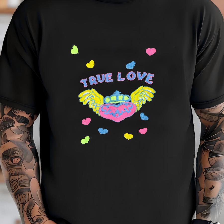 Y2k Tankh True Love Baby Doll Tee Shirt