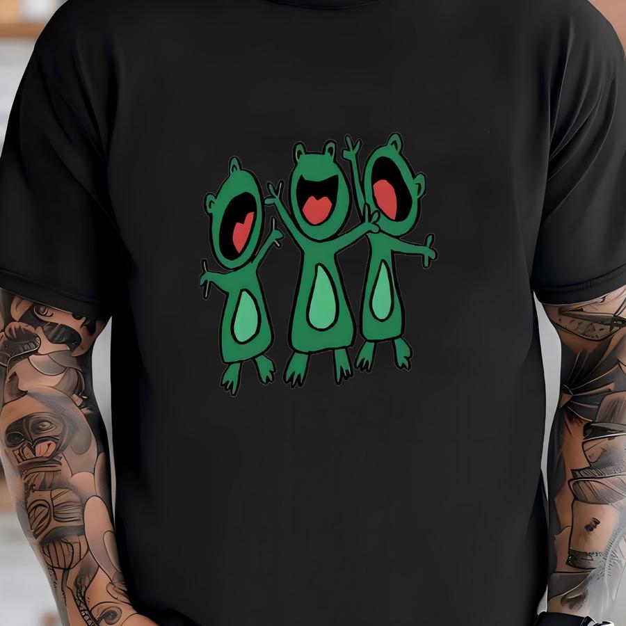 Three Frogs Shirt, Frogs Shirt, Cute Frogs Shirt, Nature Lover Gift, I Like Frogs Shirt, Animals Shirt, Animals Lovers Shirt, Nature Shirt T-shirt