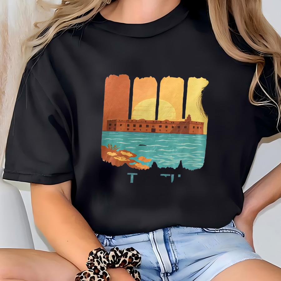 Dry Tortugas National Park Shirt Sweatshirt Hoodie, Florida Fort Jefferson Tee, Ocean Sunset Beach Gift, Nature Lover Hoodie T-shirt