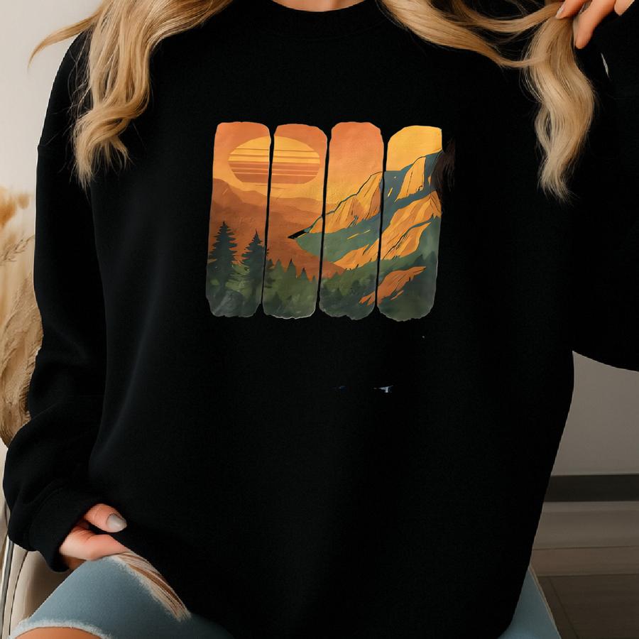 Kings Canyon National Park Shirt Sweatshirt Hoodie, Vintage California Hiking Tee, Retro Wilderness Top, Sierra Camping Gift Sweatshirt