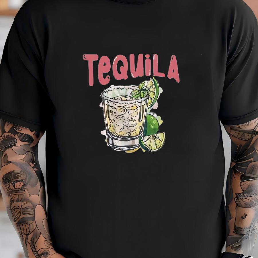 Double-sided Hoodie, Featuring A Fresh Summer Island Theme With Tequila And Lemon Hoodie, Sweatshirt For Women T-shirt