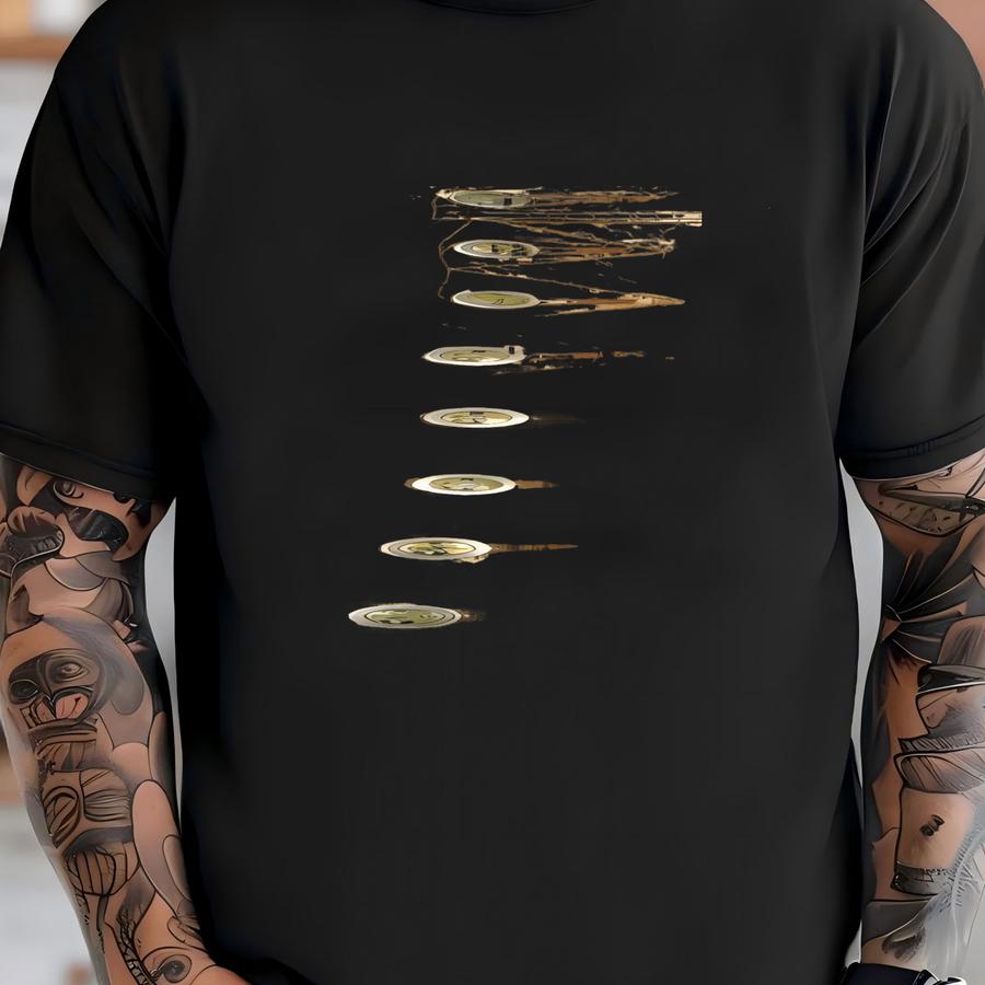 Vintage Button Up Denim Mini Skirt Tan Ladies Size 8 T-shirt