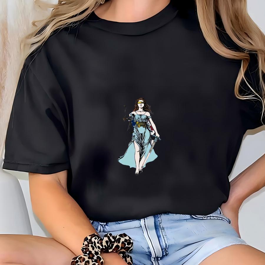 ® No Kings Shirt, We Have A Constitution Not A King Shirt, Patriotic Justice Tee, 4th Of July Shirt, Lady Liberty Usa Flag Tee T-shirt