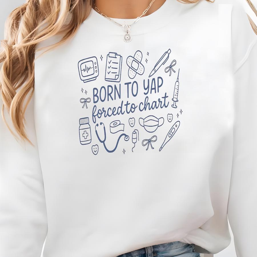 Funny Nurse Tee: Coquette Registered Nurse Gift - Shirt Sweatshirt
