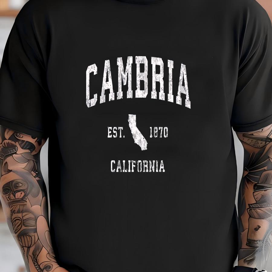 Cambria California Shirt, Cambria Ca Shirt, Cambria Sweater, California State, Cambria Cali Tee, Cambria Vacation, California Trip Gift T-shirt
