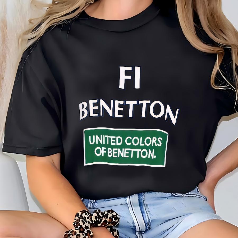 Vintage Benetton Formula 1 Blue Sweatshirt Medium 90s Benetton F1 World Championship Sweater Ucb United Colors Of Benetton Crewneck Size M T-shirt