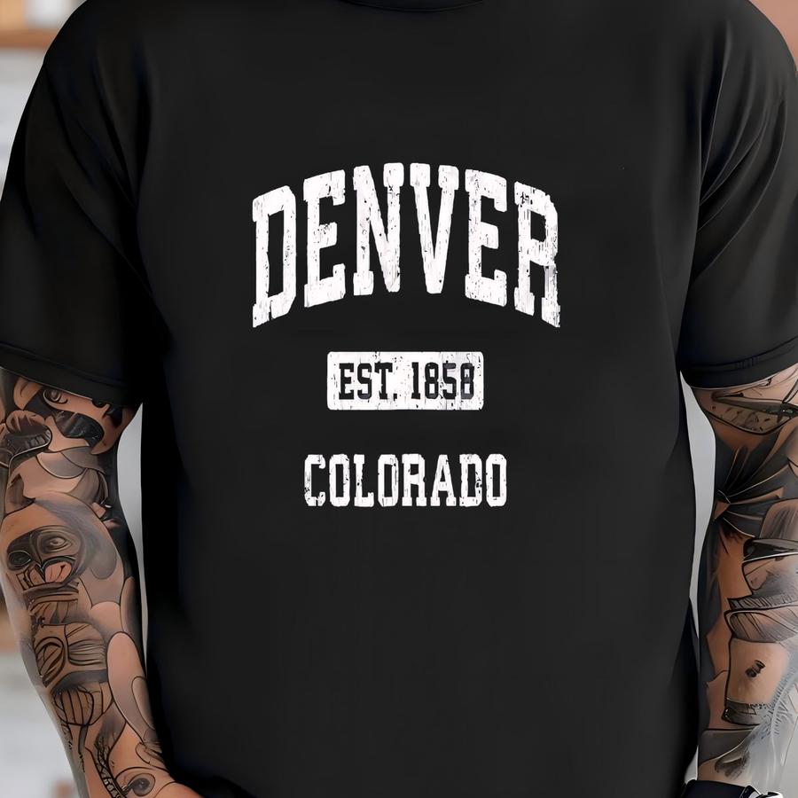 Denver Colorado Shirt, Denver Sweatshirt, Colorado State, Denver Co Shirt, Denver Colorado Tee, Colorado Gift, Colorado Tee, Gift For Women T-shirt