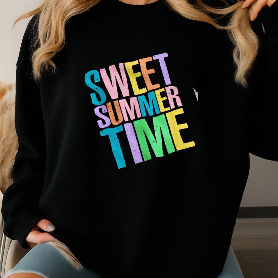 Summer Day T-shirt: Beach Lake Vacation Shirt S-3xl Sweatshirt