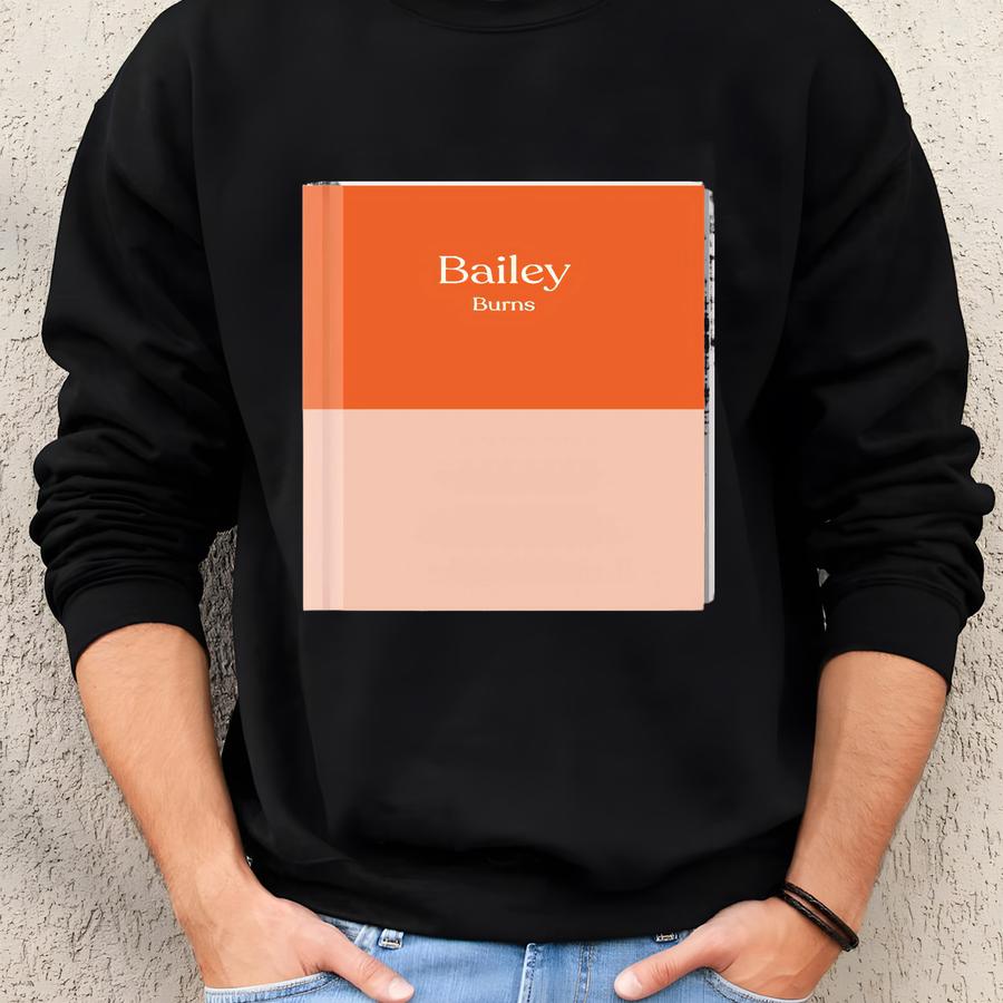 Two-toned Spiral Journal: Personalized Modern Color Block Notebook Sweatshirt