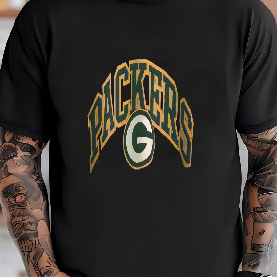 Vintage Green Bay Gray Sweatshirt Green Bay Spell Out Sweater Football Team Sport Crewneck Pullover Size Xl T-shirt