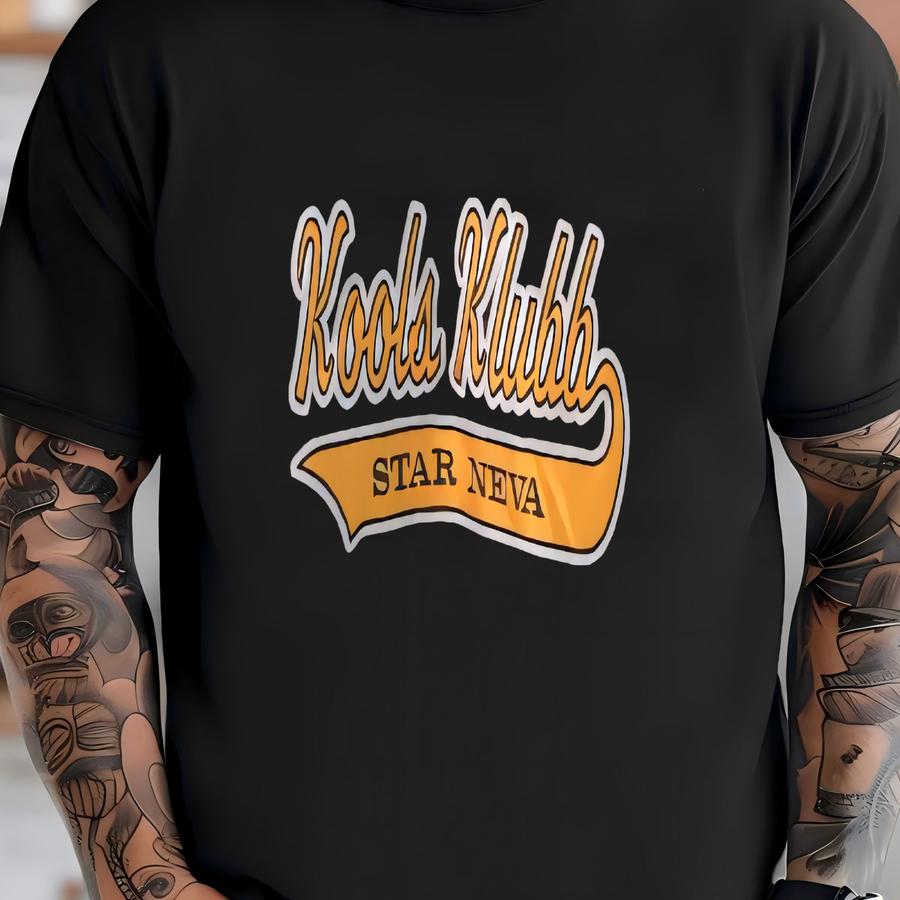 Vintage Kools Klubb Black Sweatshirt - Xl Star Neva Pullover T-shirt