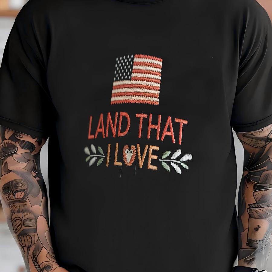 Land That I Love Hat – Usa Pride Cap T-shirt
