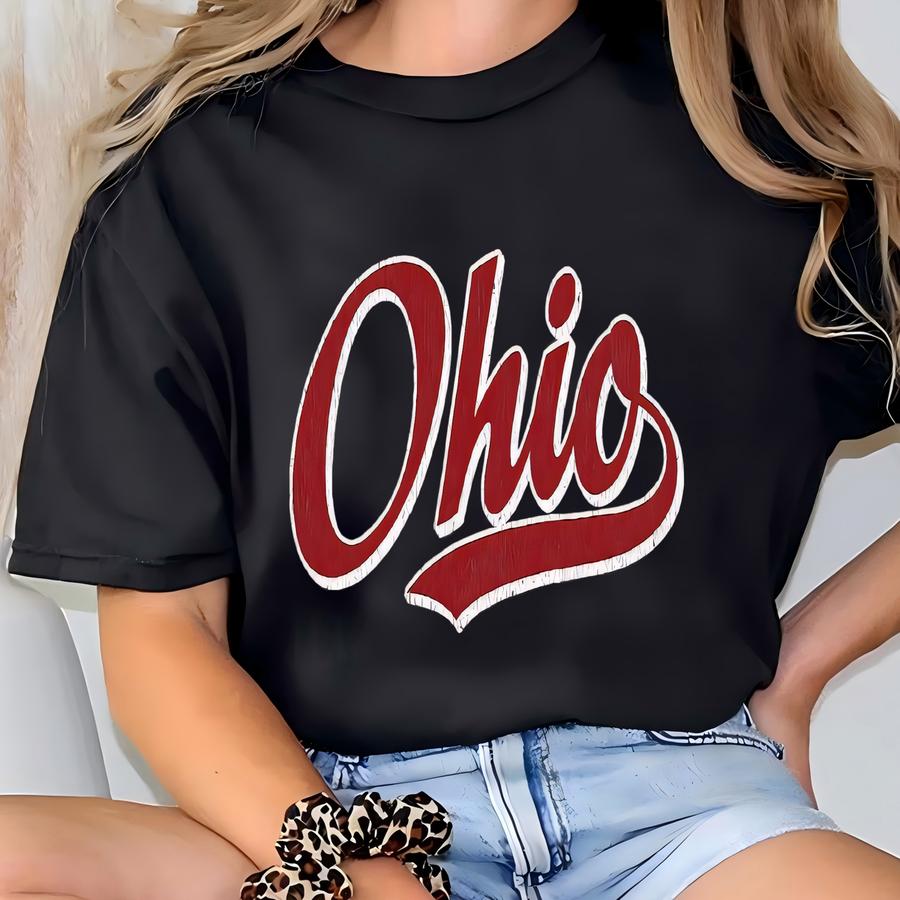 ® Hoodie, Retro Ohio Sweatshirt, Oh University, Ohio State Shirt, College Apparel, Graduation Gift, Football Baseball Shirt T-shirt