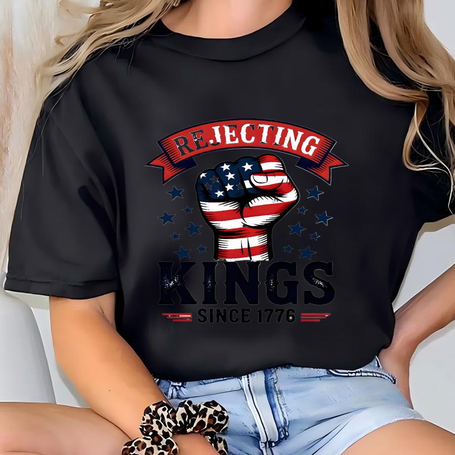 No Kings In America Hoodie, Anti-, Protest Shirt, Tee, Protest, Anti- Shirt , Patriotic Tee, Liberal Shirt,political Tee T-shirt