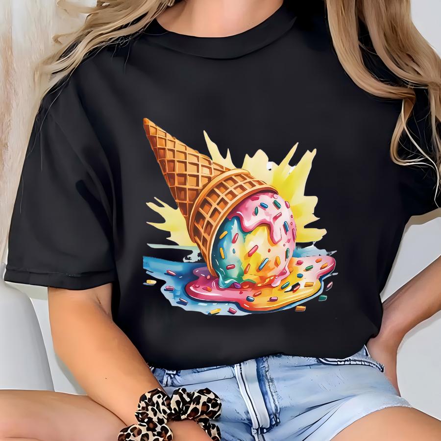 Positive Phrase Ceramic Mug, Ice Cream Melting Coffee Cup, Inspirational Quote Drinkware, Motivational Tea Mug, Happy Saying Cocoa Mug, T-shirt