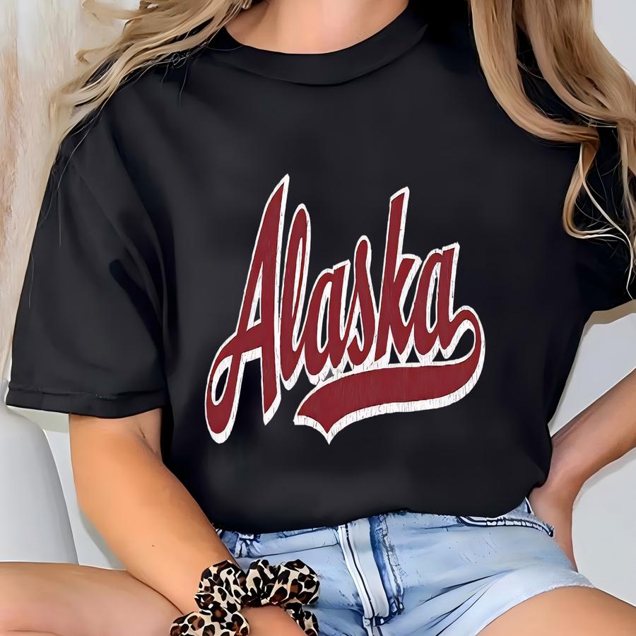 ® Hoodie, Retro Alaska Shirt, Alaska Sweater, National Park, Alaska State Shirt, Alaska Adventure, Alaska Mountain, College T-shirt
