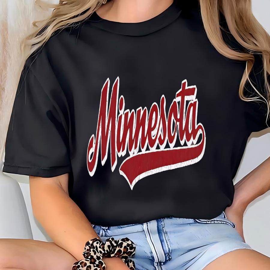 ® Hoodie, Retro Minnesota Shirt, Minnesota State Tee, Mn Baseball Shirt, Minnesota Trip Shirt, Minnesota Sweater, Mn Hoodie T-shirt