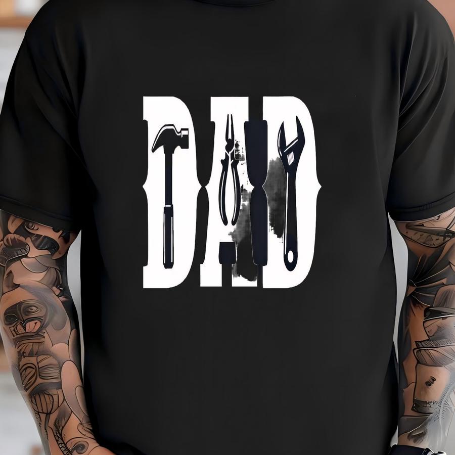 Dad Tools Sweatshirt, Dad's Repair Tools Sweater, Funny Father's Day Gift, Dad Birthday Shirt, Mechanic Dad Shirt, Husband Gift, Dad Gifts T-shirt