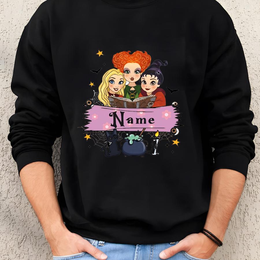 Halloween Party Sanderson Sisters T-shirt, Sanderson Witch Shirts, Halloween Shirts, Shirt, Woman Halloween Gift Tee Sweatshirt