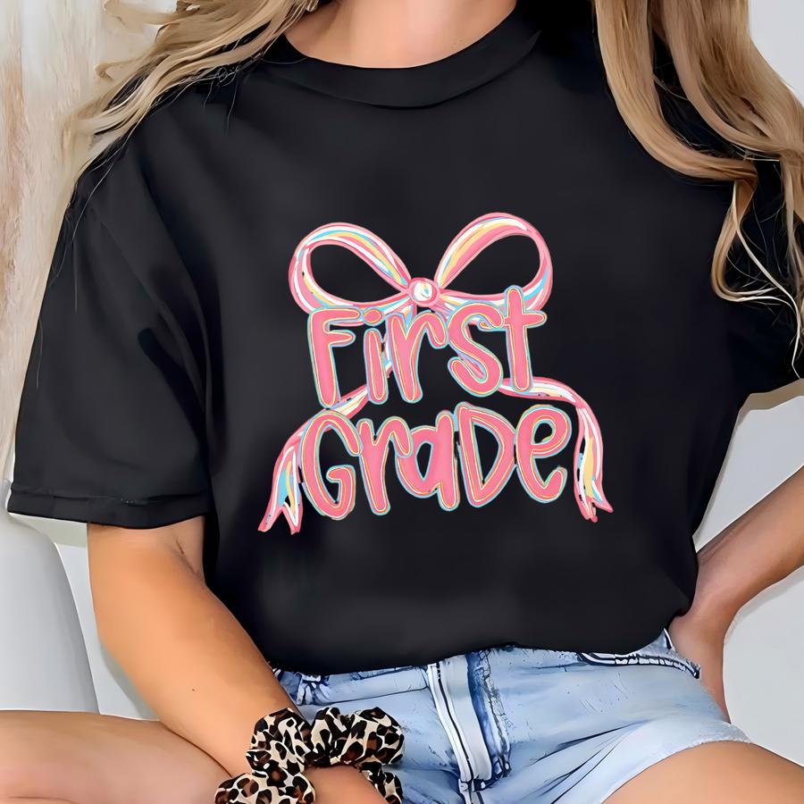 Custom First Grade Teacher Shirt, Personalize First Grade Teacher Shirt, First Grade Teacher Shirt, First Grade Teacher Gift, Teaching Shirt T-shirt