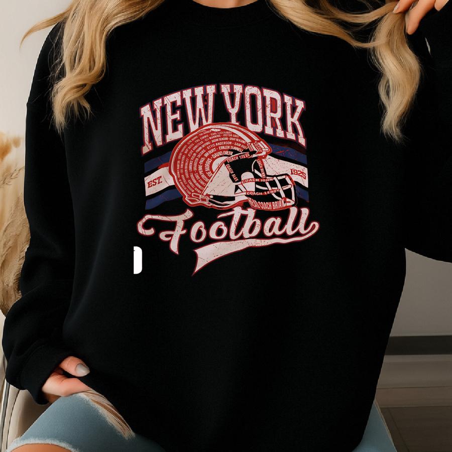 Vintage Ny Football T-shirt: New York Giants Gameday Tee, Sweatshirt, Hoodie Sweatshirt