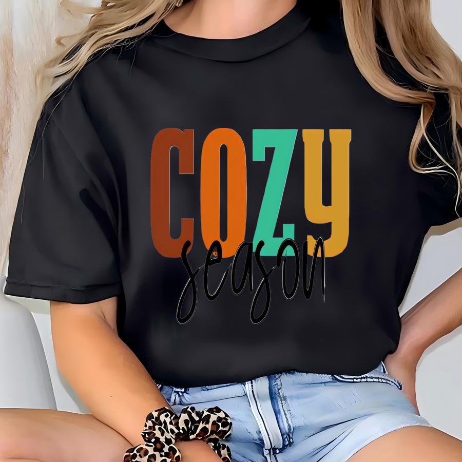 Cozy Autumn Sweatshirt: Fall Season Comfort T-shirt