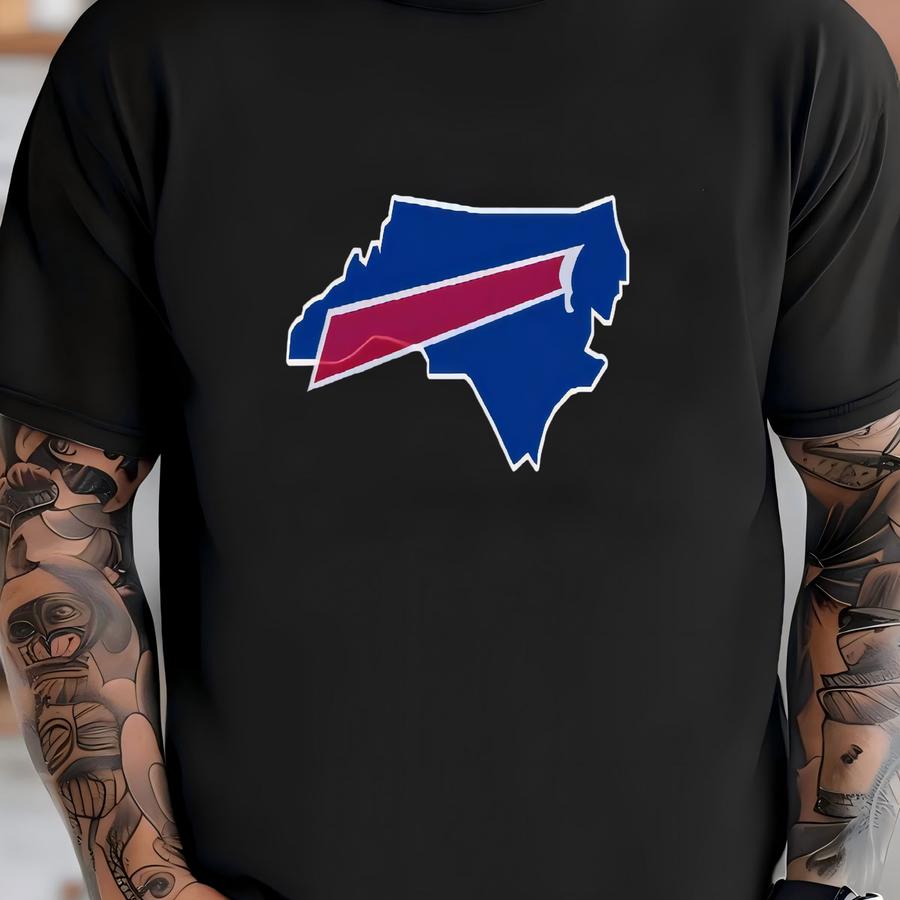 Hoodie: North Carolina Map, Bills Mafia T-shirt