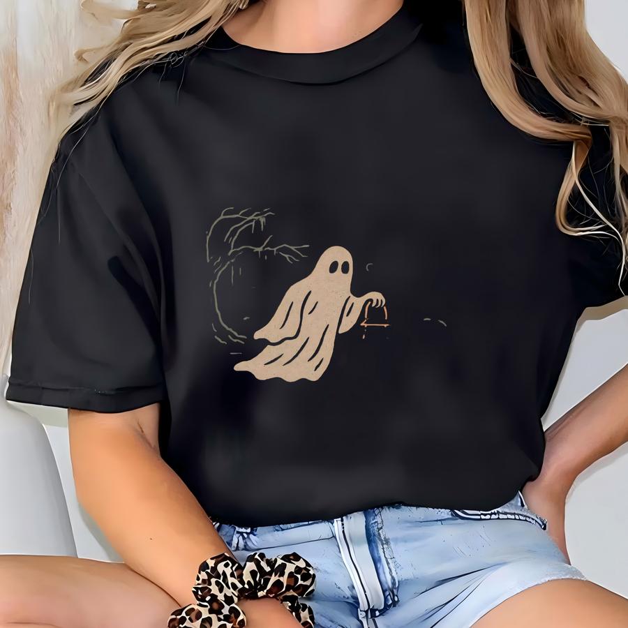 Ghostlight Georgia Crewneck Sweatshirt: Southern Halloween Apparel T-shirt