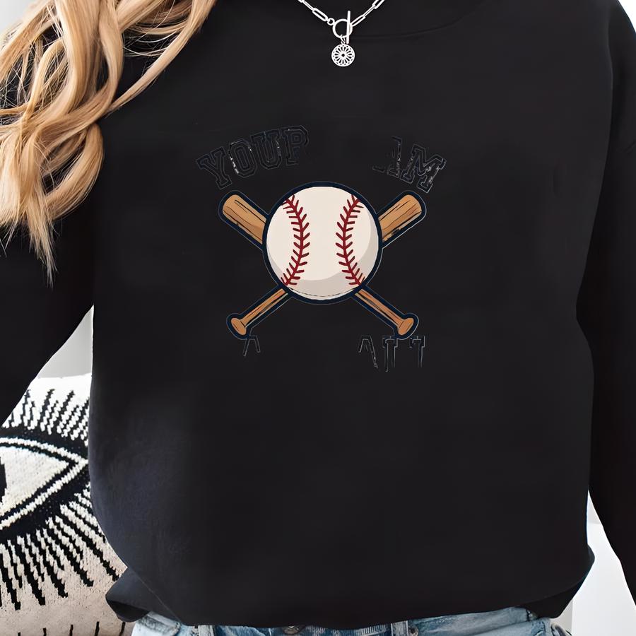 Custom Team Name Jersey Tank Top, Personalized Baseball Crop Top, Sports Team Tank Top, Custom Jersey Racerback, Custom Sport Racerback, Bp Sweatshirt