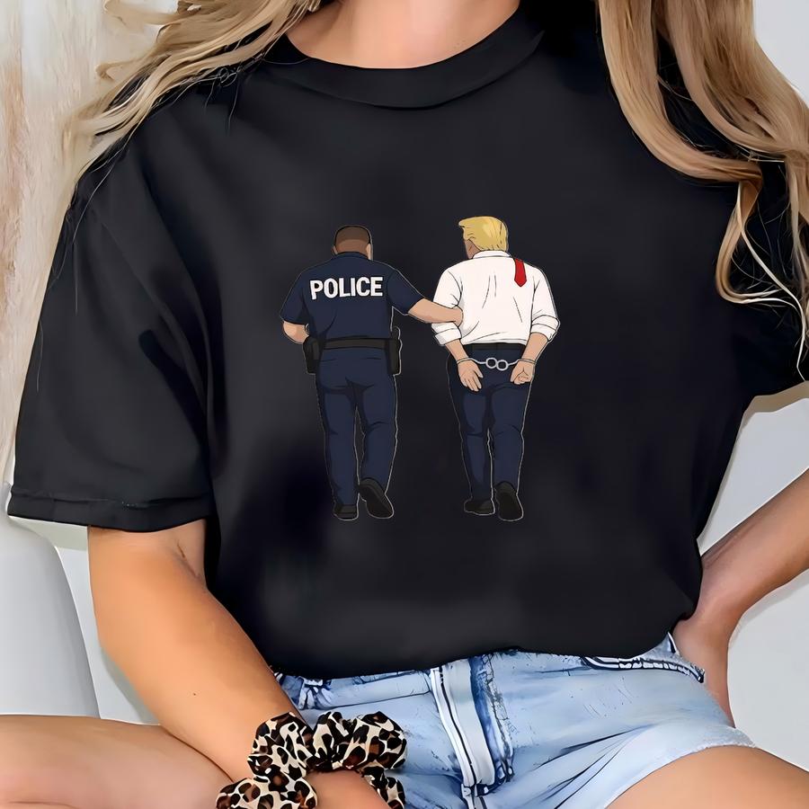Anti Shirt, I Have A Dream Police Arrest Hoodie, Was Arrested Sweatshirt, Anti Gift, Racist Fdt Crewneck T-shirt