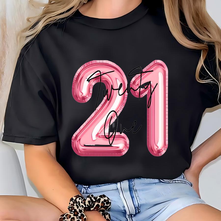 Cheers To 21 ,21st Birthday Shirt Png Digital Design T-shirt