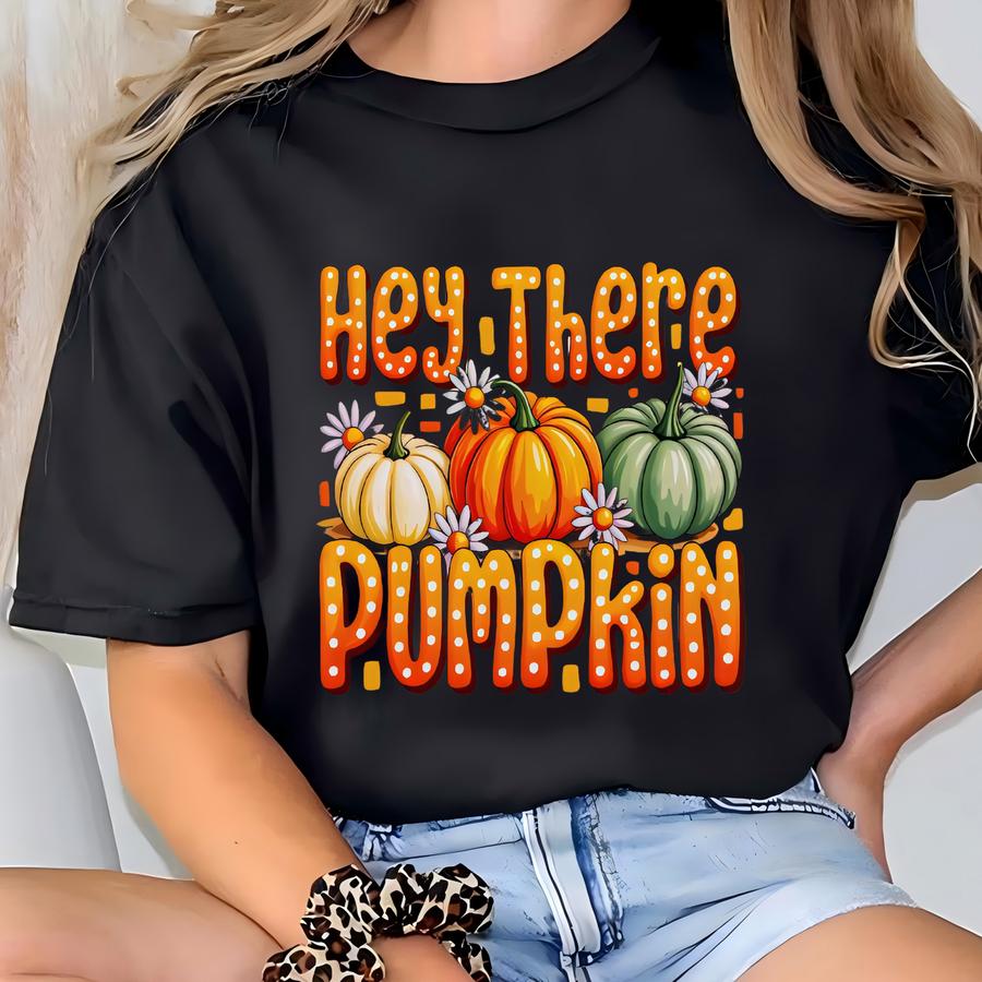 Hey There Pumpkin Hoodie: Coquette Fall Tee T-shirt