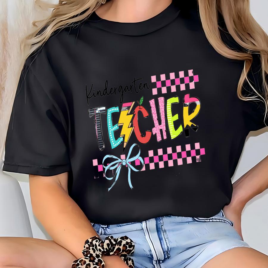 Personalized Kindergarten Teacher Shirt: Back To School Tee T-shirt