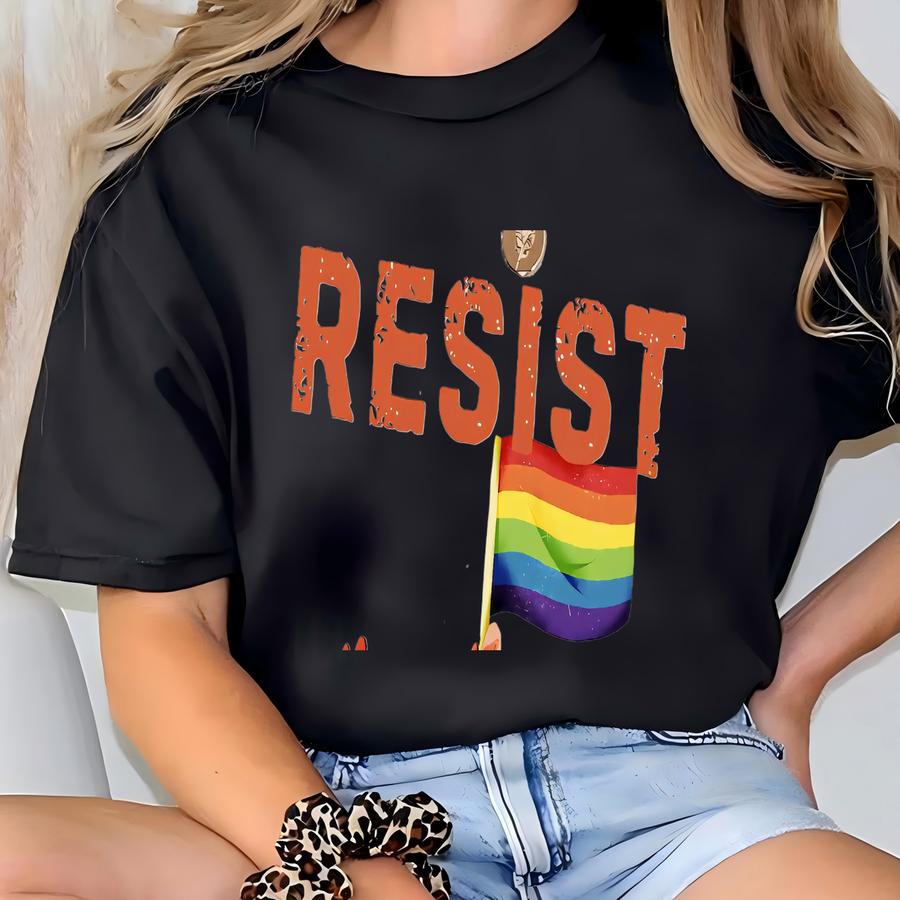 Retro Save Pbs Shirt, Resist Equality Shirt, Save Public Broadcasting Shirt, Equal Rights, Lgbtq Shirt, Resist Pride Shirt, Comfort Color T-shirt
