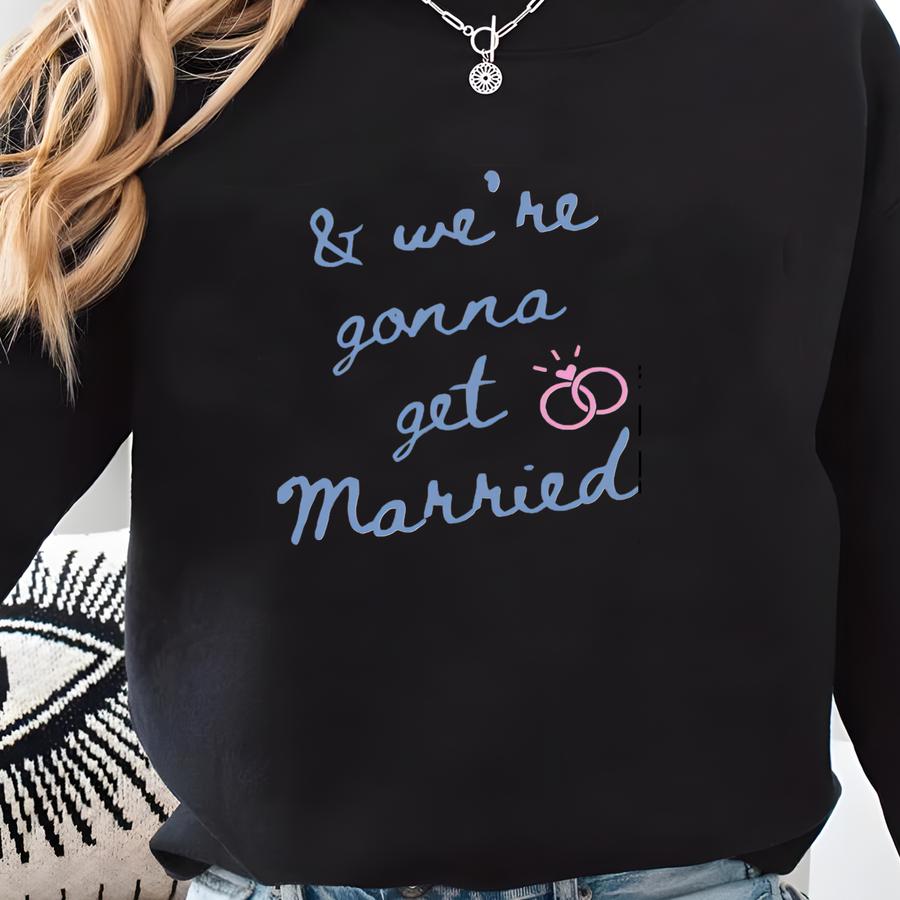 Going To The Chapel Personalized Bridal Sweatshirt, Wedding Day Of Bride Outfit, Gift For Newly Engaged, Future Mrs Crewneck, Custom Bride Sweatshirt
