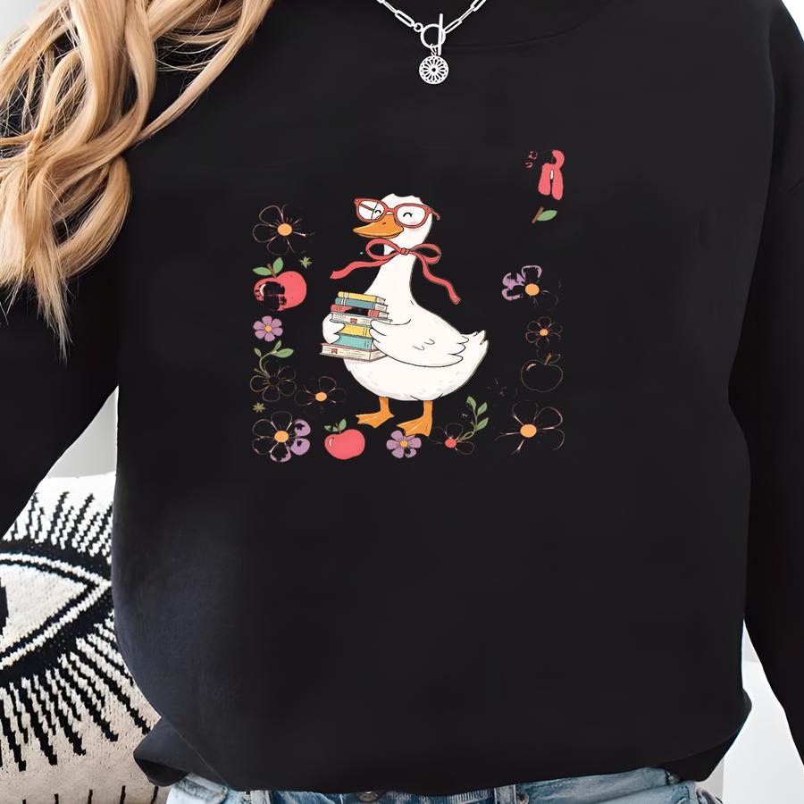 Personalized Teacher Shirt ®, Custom Name Teacher Gift, Silly Teacher Goose Shirt, Elementary School Teacher, Pre K Teach Tee Sweatshirt