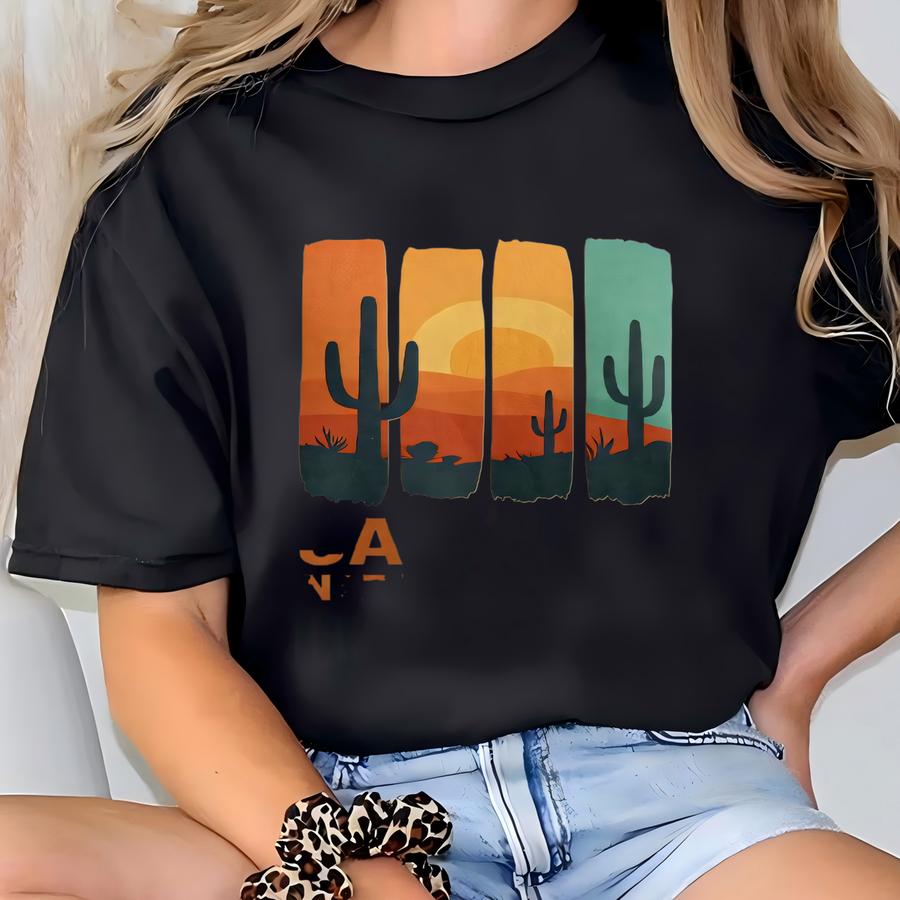 Saguaro National Park Shirt Sweatshirt Hoodie, Arizona Desert Sunset Tee, Cactus Lover Graphic, Gift For Outdoor Nature Adventure Lovers T-shirt