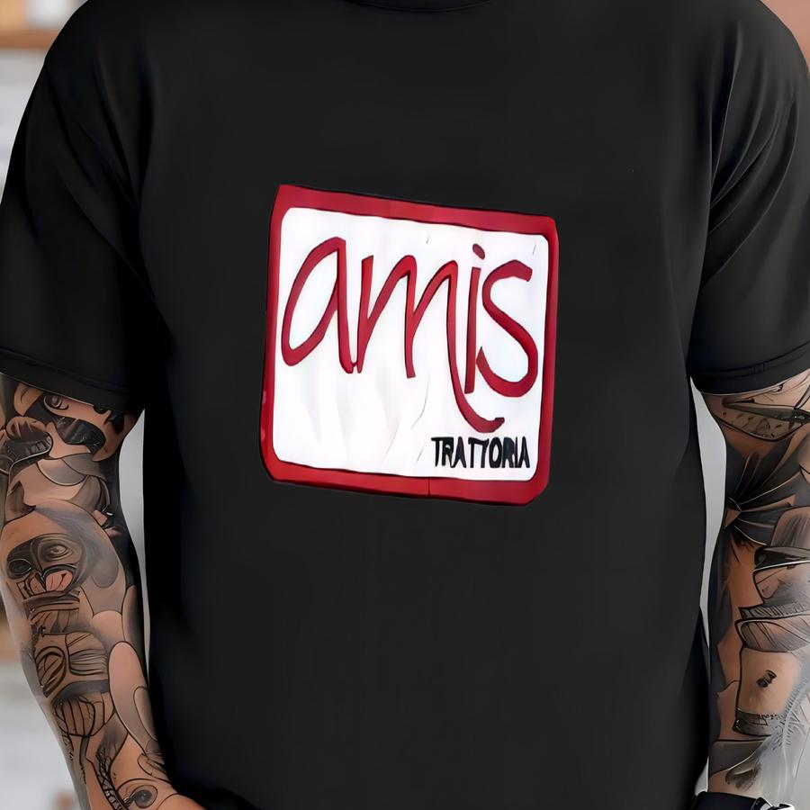 Vintage Dickies Work Shirt Gray Amis Small T-shirt