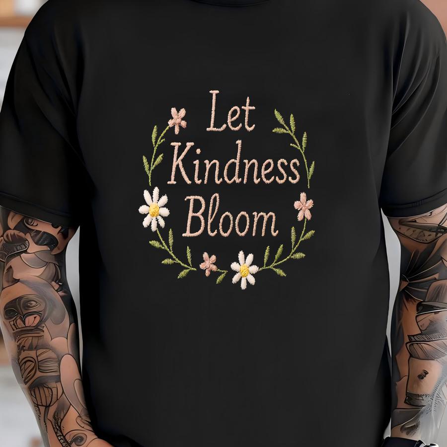 Let Kindness Bloom Hat – Floral Cap T-shirt
