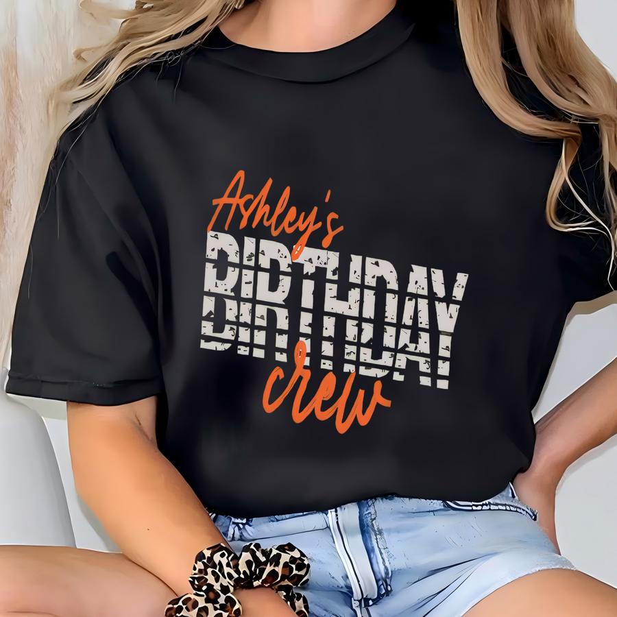 50th Birthday Shirt, Vintage 1975 Birthday Crew Shirts, 1975 Birthday Shirt, Custom 1975 50th Birthday Tee Shirt Matching Birthday Trip Tee T-shirt