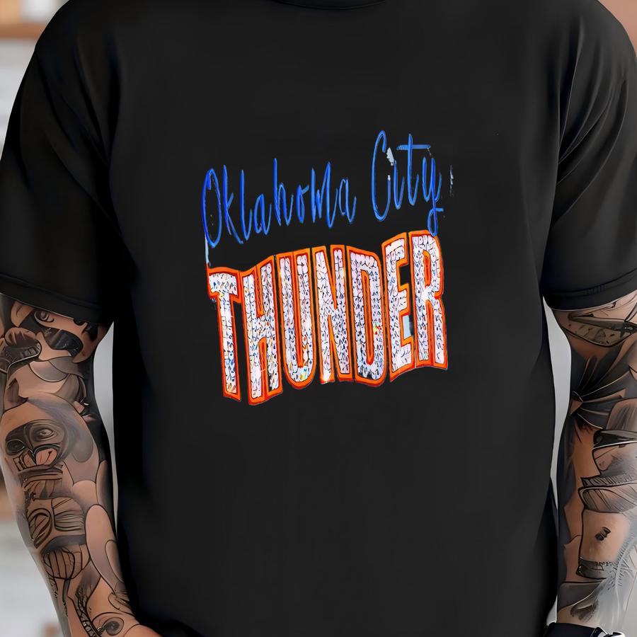 Oklahoma City Thunder Custom Jean Jacket* Baseball Mom, Custom Denim Jacket. **oklahoma City And Rhinestone Jacket T-shirt